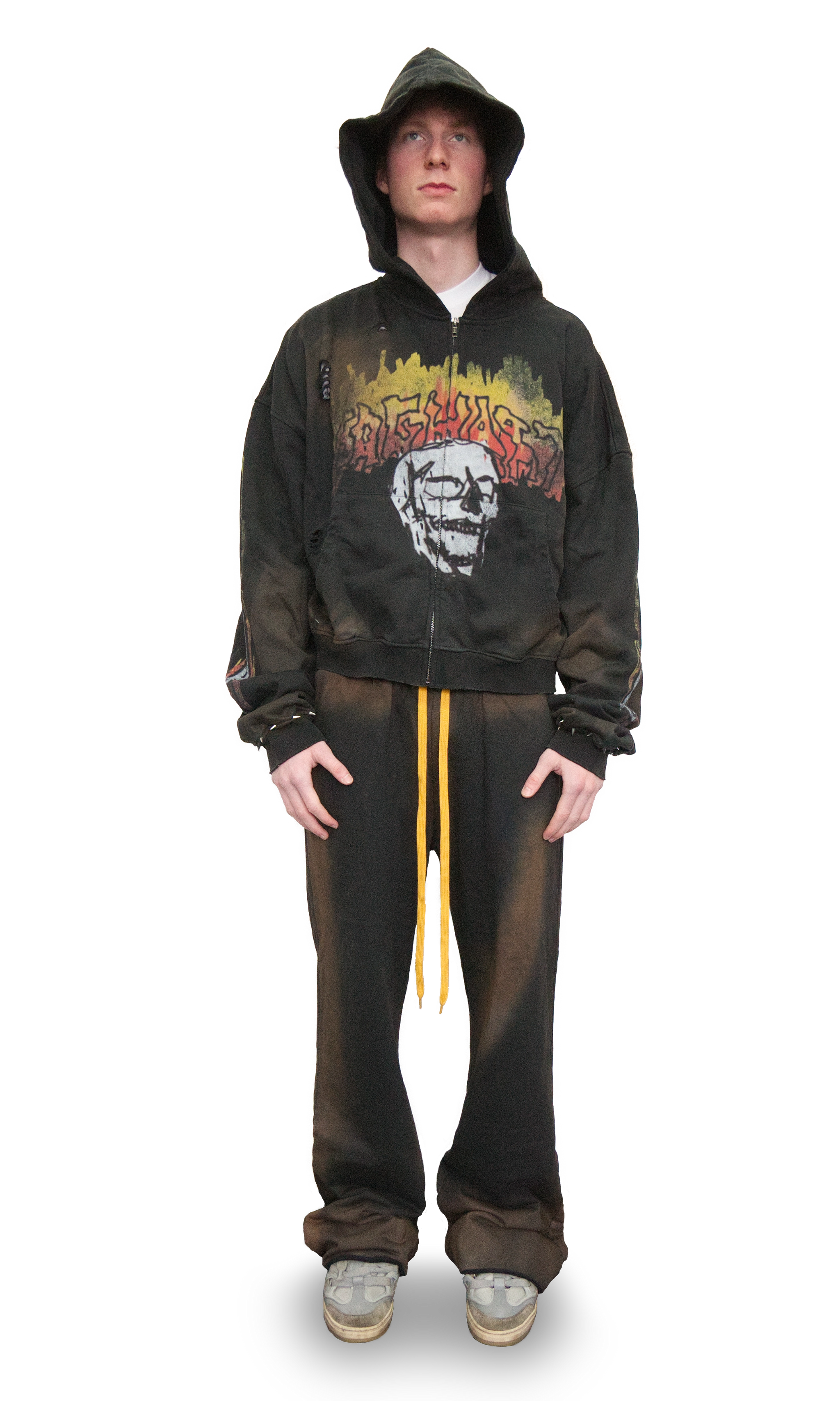 SKULL IN HELL sweatpants